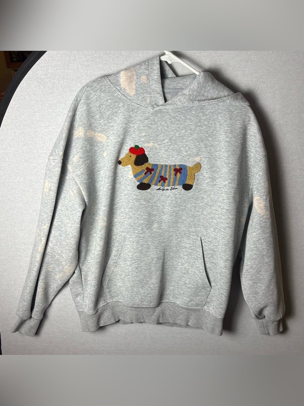 AELFRIC EDEN Cartoon Dog Dachshund Womens Oversized Hoodie Size small
